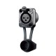 REAN XLR CHASIS 3 PIN HEMBRA NEGRO IP65