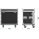 TRITON BLUE HALLEY H330 FC FLIGHTCASE PARA 2 CABEZAS MOVILES