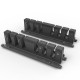 ADMIRAL SOPORTE PLACA BASE PE 6 mm, KIT 2 SOPORTES