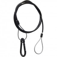 TRITON BLUE SC 380 BK CABLE SEGURIDAD LARGO 80 CM, SECCIÓN 3 MM CON FUNDA PVC. N