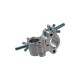 TRITON BLUE DA 4852 300 S ABRAZADERA DOBLE DE ALUMINIO PARA TUBOS DE 48 A 52 MM