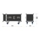 TRITON BLUE FC 16M FLIGHTCASE TRANSPORTE 16 PIES DE MICRO LARGOS