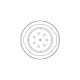 NEUTRIK CONECTOR CIRCULAR MACHO AEREO