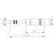 REAN CONECTOR JACK STEREO MACHO