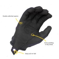 DIRTY RIGGER LADIES SLIM T-XS FIT FULL FINGER PARA ELLAS - V2