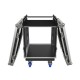 TRITON BLUE FC RACK 10-12U RACK TRES PUERTAS CON PERFIL SUPERIOR 10U 