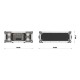 TRITON BLUE FC-M RACK 3U FLIGHTCASE RACK 19P DE 3 UNIDADES ESPECIAL MICROFONOS