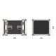 TRITON BLUE FC RACK 10U FLIGHTCASE FORMATO RACK 19P DE 10 UNIDADES FONDO DE 510 
