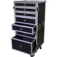 TRITON BLUE FCX7 FLIGHTCASE MULTIUSOS CON 7 CAJONES, PERFECTO PARA GIRAS Y TOUR,