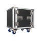 TRITON BLUE FC RACK 12U FLIGHTCASE FORMATO RACK 19P DE 12 UNIDADES FONDO DE 510 