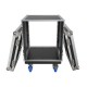 TRITON BLUE FC RACK 12U FLIGHTCASE FORMATO RACK 19P DE 12 UNIDADES FONDO DE 510 