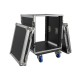 TRITON BLUE FC RACK 12U FLIGHTCASE FORMATO RACK 19P DE 12 UNIDADES FONDO DE 510 