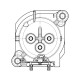 NEUTRIK CONECTOR V CHASIS XLR 3 PIN 