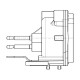 NEUTRIK CONECTOR V CHASIS XLR 3 PIN 