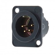 NEUTRIK CONECTOR XLR 4 MACHO CHASIS BAG