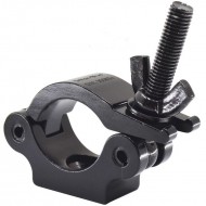 TRITON BLUE SA 3852 300 BK ABRAZADERA NEGRA DE ALUMINIO PARA TUBOS DE 38 A 52 MM