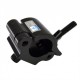 TRITON BLUE SA 3852 500 BK ABRAZADERA NEGRA DE ALUMINIO PARA TUBOS DE 38 A 52 MM