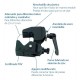 TRITON BLUE SA 2552 25 BK ABRAZADERA/ GARRA UNIVERSAL CLAMP PARA TUBOS DE 25 A 5