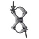 TRITON BLUE DA 4852 75 BK ABRAZADERA NEGRA DOBLE DE ALUMINIO PARA TUBOS DE 48 A 