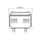 TRITON BLUE F-4-KOSMOS FLIGHTCASE PARA 4-KOSMOS