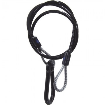 TRITON BLUE SC 580 BK CABLE SEGURIDAD NEGRO 80 CM CON FUNDA PVC