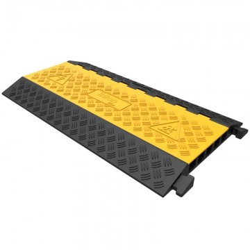TRITON BLUE CB5 PASACABLES 5 CANALES 900 MM COLOR NEGRO TAPA AMARILLA