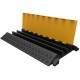 TRITON BLUE CB3 PASACABLES 3 CANALES 900 MM COLOR NEGRO TAPA AMARILLA