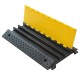 TRITON BLUE CB3 PASACABLES 3 CANALES 900 MM COLOR NEGRO TAPA AMARILLA