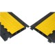 TRITON BLUE CB3 PASACABLES 3 CANALES 900 MM COLOR NEGRO TAPA AMARILLA