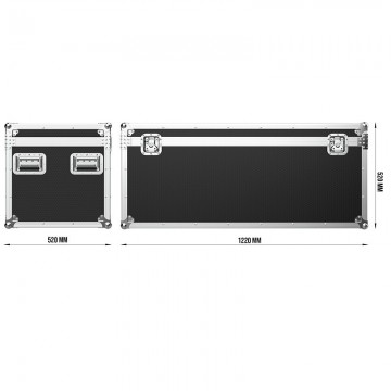 TRITON BLUE FC1 BAUL TRANSPORTE MULTIUSOS FLIGHTCASE 1220 X 520 X 520 MM