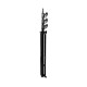 TRITON BLUE TP4 385 TRIPODE PROFESIONAL DE ALUMINIO, COLOR NEGRO 