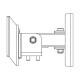 DAS AXW-ALT SOPORTE DE PARED AJUSTABLE