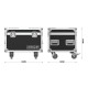 TRITON BLUE ORION W84 NEON FC FLIGHTCASE 4 CABEZAS MOVILES ORION W84 NEON 