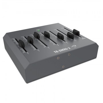 TRITON BLUE PULSAR 6 MESA CONTROL ILUMINACION DMX DE 6 CANALES