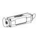 NEUTRIK OPTICALCON QUAD COUPLER ADAPTER BLACK