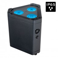 BRITEQ BTI-TRUSSLITE PROYECTOR COMPACTO IP65 3 LED RGBL DE 10W YDMX INALAMBRICO