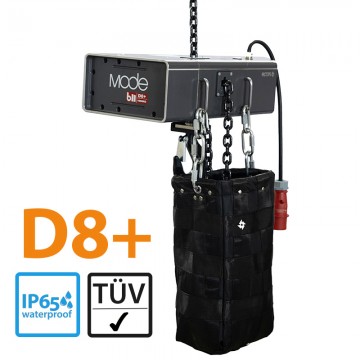 MODE MOTOR D8+ SWL 1TN 25 M. CADENA INCLUYE BOLSA RECOGECADENAS Y FLIGHTCASE