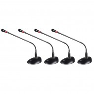 AUDIBAX BMG20 PACK 4 MICROFONOS DE CONFERENCIA