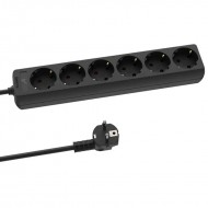 AUDIBAX PS6-150-15 Regleta 6 Tomas Schuko 1,5m 1,5 mm²