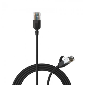 PROCAB Slimline CAT6A RJ45-RJ45 0,30 metros negro