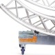 ADMIRAL Carro transporte truss circular de 30 STRONG GIRL con 4 ruedas