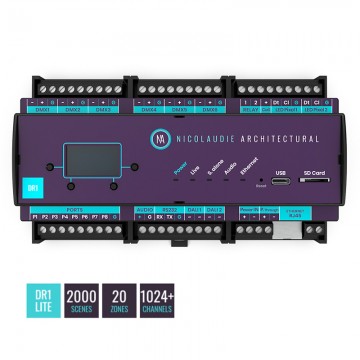 NICOLAUDIE DINA-DR1 1024 canales DMX incluye POWERDIN