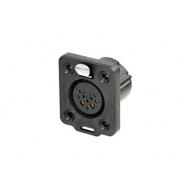 NEUTRIK NC10FDX-TOP XLR 8+2 PIN HEMBRA CHASIS TOP IP65