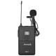 Audibax AWM L1T Transmisor Inalámbrico con Micrófono Lavalier