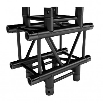 CONTEST QUATRO-A04 BLK TRUSS ESQUINA 290 NEGRO - heavy duty - 4 DIREC. 90°