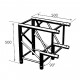 CONTEST QUATRO-A01 BLK ESQUINA 290 NEGRO - heavy duty - 2 DIREC. 90°