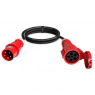 AUDIBAX CEE500-25-5P CABLE CEE 16A 5P MACHO A 16A 5P HEMBRA 5 M