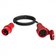 AUDIBAX CEE500-60-5P CABLE CEE 32A 5P MACHO A 32A 5P HEMBRA 5 M