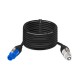AUDIBAX PWC1000-25 EXTENSION CABLE INPUT POWERCON AZUL A OUTPUT POWERCON GRIS 10