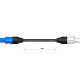AUDIBAX PWC500-25 EXTENSION CABLE INPUT POWERCON AZUL A OUTPUT POWERCON GRIS 5 M